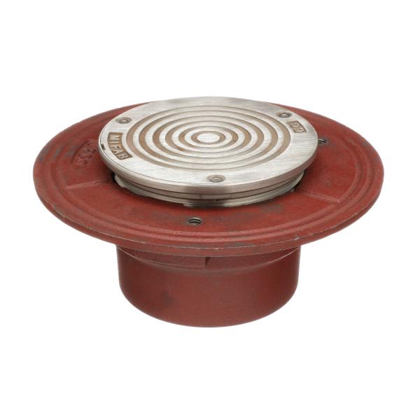 MIFAB® C1000 - STAINLESS STEEL FLOOR CLEANOUT WITH HEAVY DUTY ADJUSTABLE COVER curse