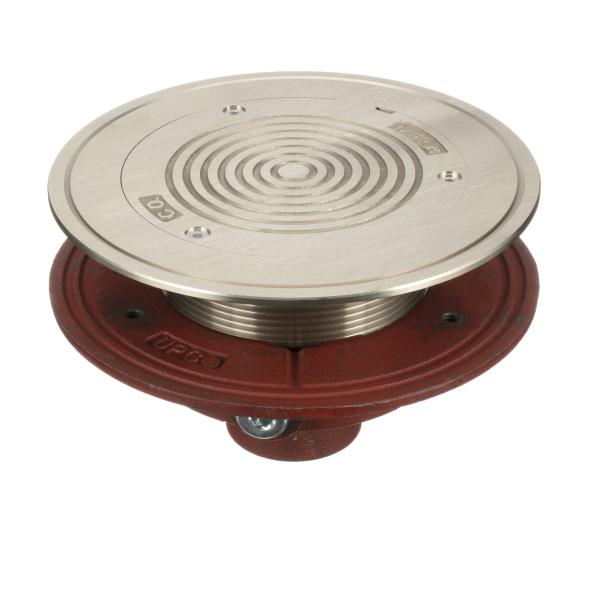 MIFAB® C1100-RFC - FLOOR CLEANOUT WITH SURFACE MEMBRANE CLAMP, ADJUSTABLE COVER