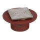 MIFAB® C1100-S - FLOOR CLEANOUT WITH SQUARE ADJUSTABLE COVER AND PLUG