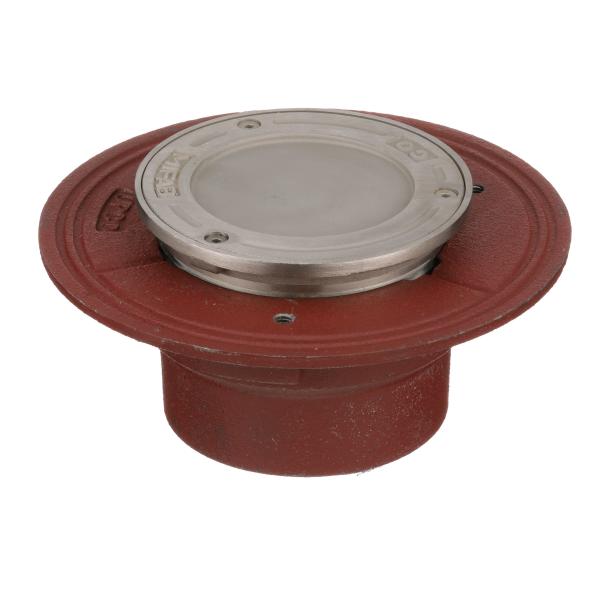 MIFAB® C1100-T - FLOOR CLEANOUT FOR TILE AREAS WITH ROUND ADJUSTABLE COVER AND P