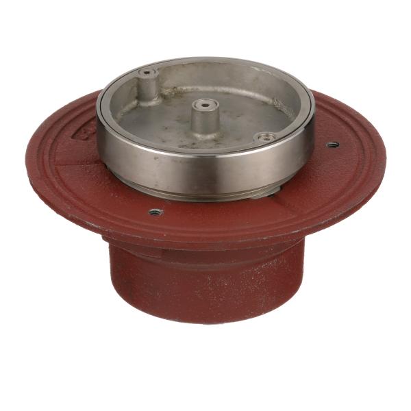 MIFAB® C1100-UR - FLOOR CLEANOUT FOR TERRAZZO AREAS WITH ROUND ADJUSTABLE COVER