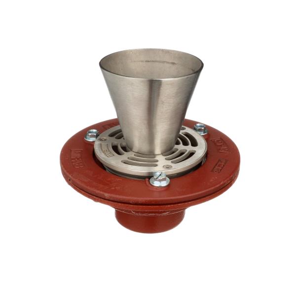 MIFAB® F1100-C-EF - ROUND FUNNEL FLOOR DRAIN FOR MEMBRANE FLOOR AREAS