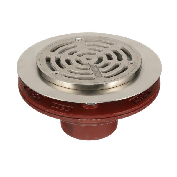 MIFAB® F1100-C-FT - FLOOR DRAIN WITH RECESSED FLANGE FOR MEMBRANE FLOOR AREAS