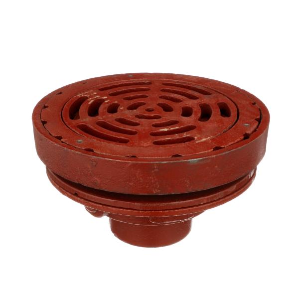 MIFAB® F1320-C-TFB - FLOOR DRAIN WITH 9” ROUND ADJUSTABLE TRACTOR GRATE AND “TRU