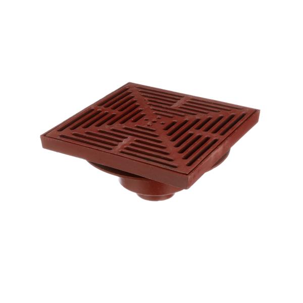 MIFAB® F1460 – Floor  DRAIN WITH 15 ¾” SQUARE ADJUSTABLE TRACTOR GRATE AND DEEP