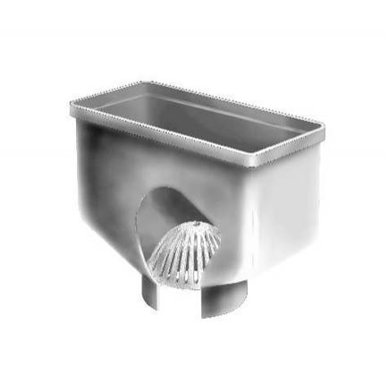 MIFAB® F1880 - 4” X 8” OPEN SIGHT DRIP DRAIN