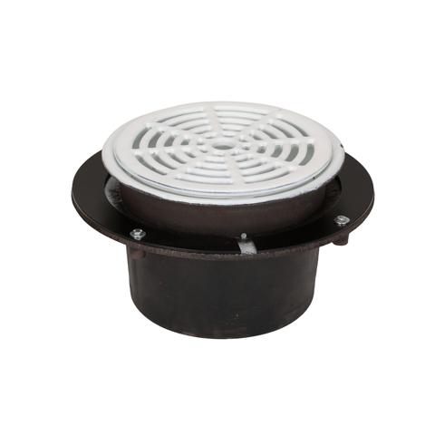 MIFAB® FS1760-FL - 12” ROUND X 8” DEEP FLOOR AREA & INDIRECT SANITARY WASTE DRAI