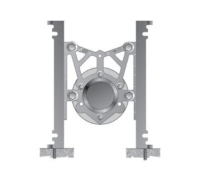 MIFAB® MC-21 - COMPACT REAR OUTLET WATER CLOSET CARRIER