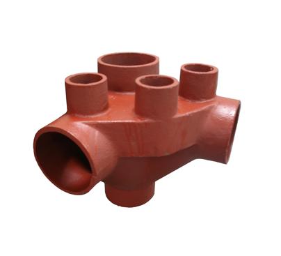 MIFAB® MC-28 - 90º DOUBLE NO HUB STACK FITTING FOR FLOOR MOUNTED BACK OUTLET WAT