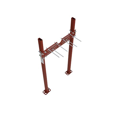 MIFAB® MC-31D - BACK TO BACK SINGLE HANGER PLATE CARRIER WITH TWO UPRIGHTS