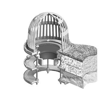 MIFAB® R1100-EU - ROOF DRAIN FOR INSULATED ROOF DECK