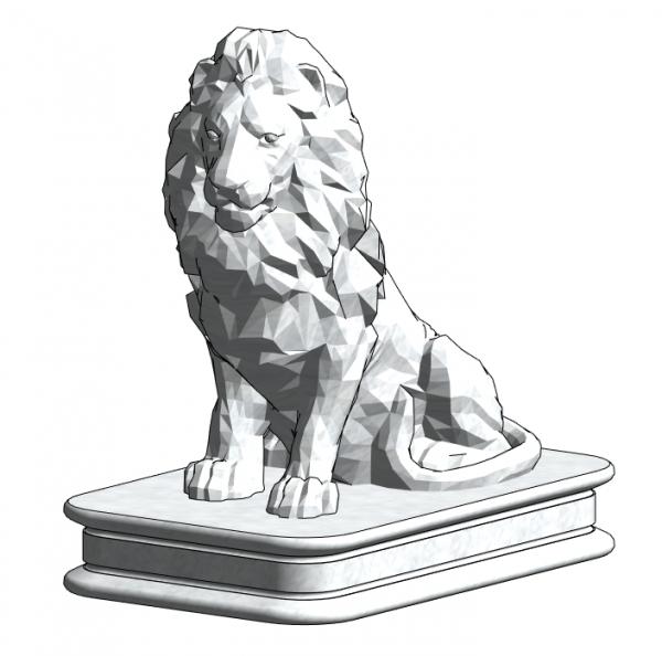 Object Statue Lion
