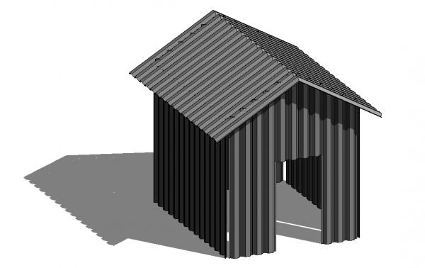 Corrugated Shed
