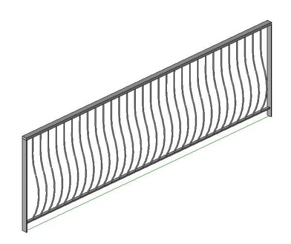 curved railing