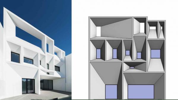 Parametric Inscribed facade element