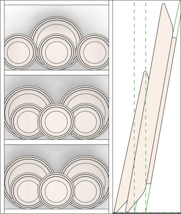 Plate, Plates, Dinnerware, China (Leaning)