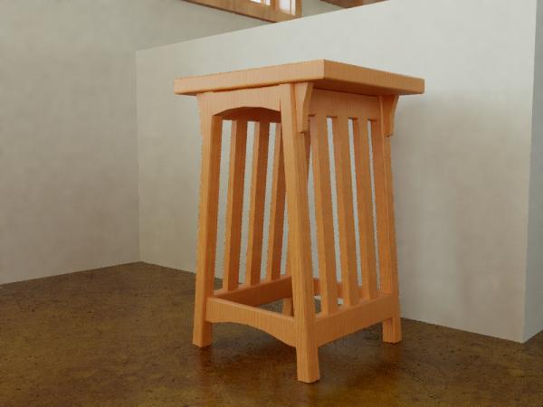Mission Bar Stool