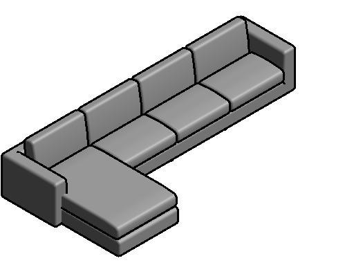 Sofa L 4 puestos - L sofa 4 seats