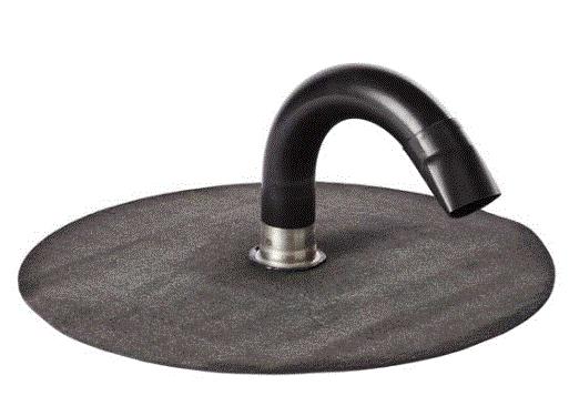 CABLE FLASHING Ø50 BLACK