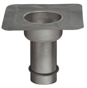 JUAL BOWL ROOF OUTLET - VERTICAL Ø50