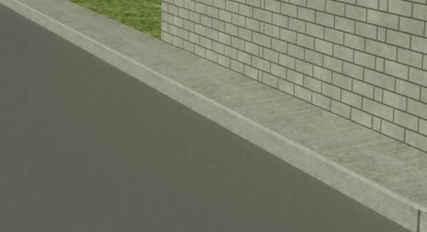 PARAMETRIC KERBS AND SIDEWALK