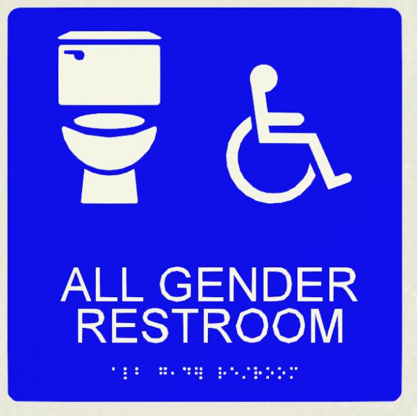 All Gender Inclusive Restroom Sign Accessible