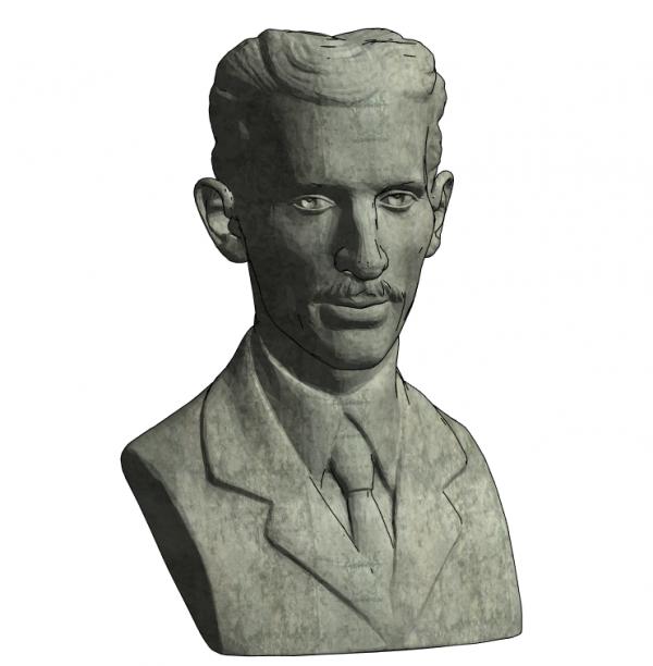 Nikola Tesla Bust