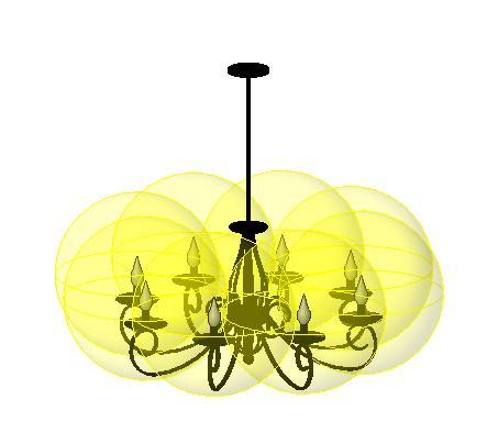 Adjustable Height Chandelier
