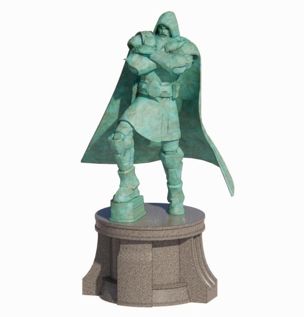 Dr Doom Statue