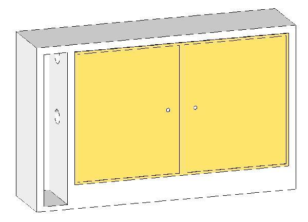gas counters niche (nicchia contatori GAS)