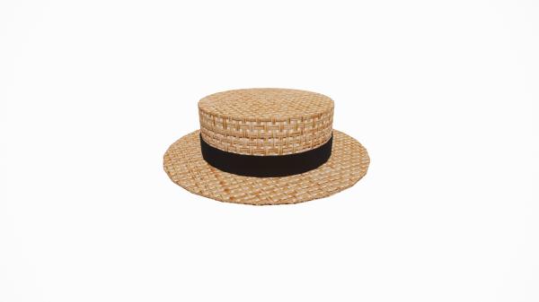 Chapeau en osier - Wicker hat