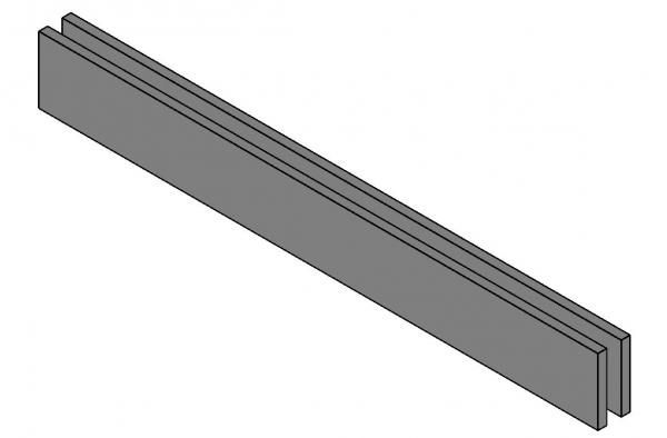 SIP Wall Header Beam - Insulated 3 Section Parametric