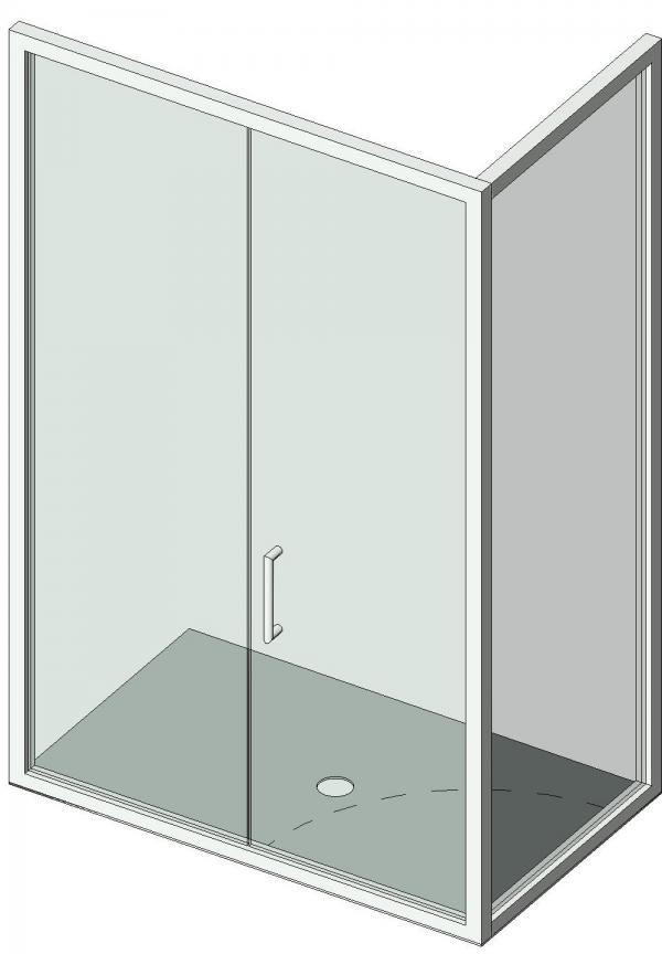 Basic Shower with removable frame