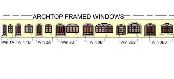 Banarasi Archtop Frmd Window 2B