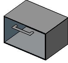 Resizeable cabinet with awining glass door