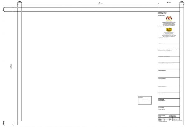 A3 Titleblock for New Construction (Malaysia)