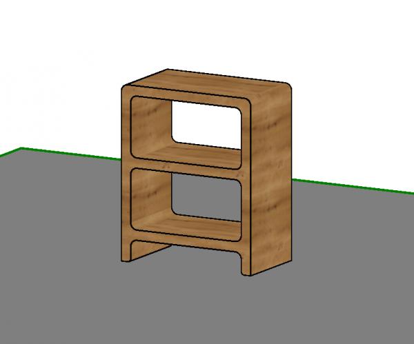 Nightstand Bookshelf