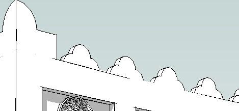 Arabic Traditional Parapet-4 (line Based)