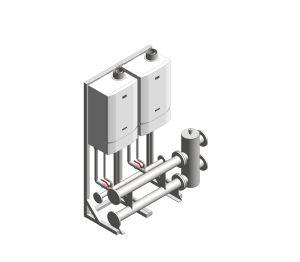 Ideal Heating Evomax 2 commercial condensing boiler  - Cascade