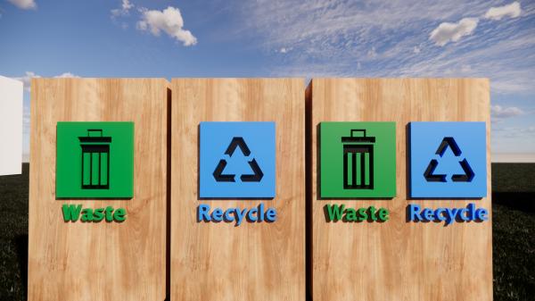 Modular Garbage/Recycling System