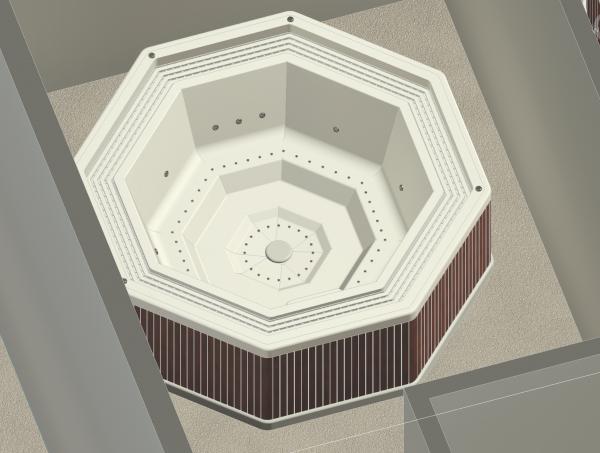 Octagonal Jacuzzi