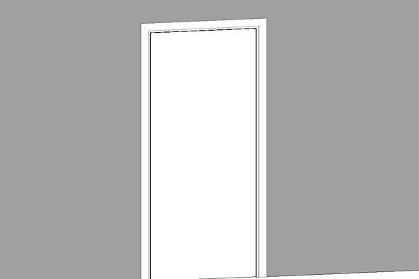 standard NZ flush panel single door
