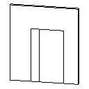 Double Door Flush Uneven