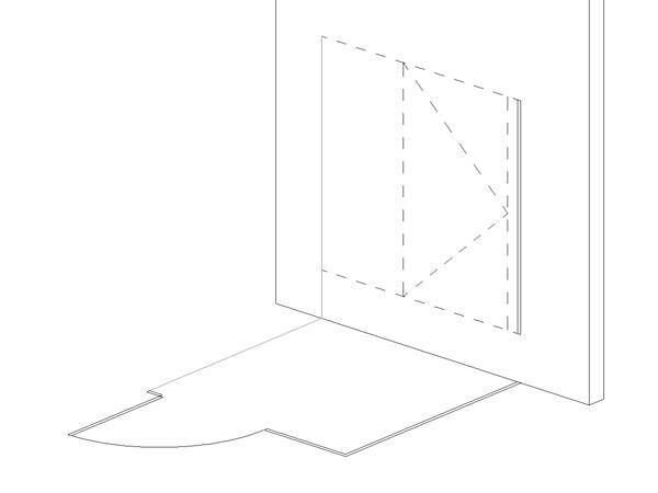 2D 60 x60 ADA Toilet Stall