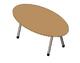 Ikea Galant Oval Desk on Castors
