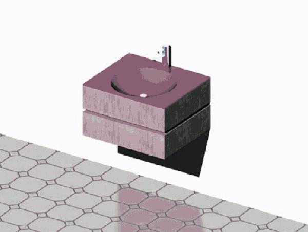 Artelinear Basin/Drawer 600mm