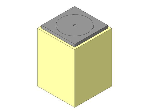 BIM objects - Free download! Grease separator manhole Ø1200
