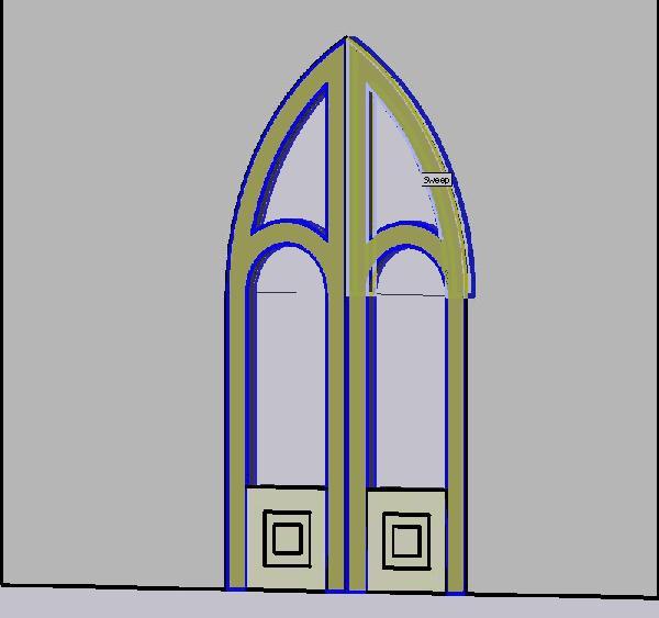 update to door islamic point arch