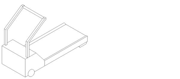 Stress test treadmill