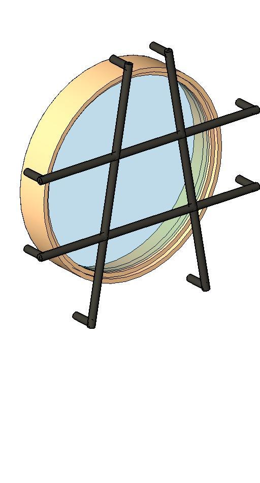 oculus w/ wrought iron detail